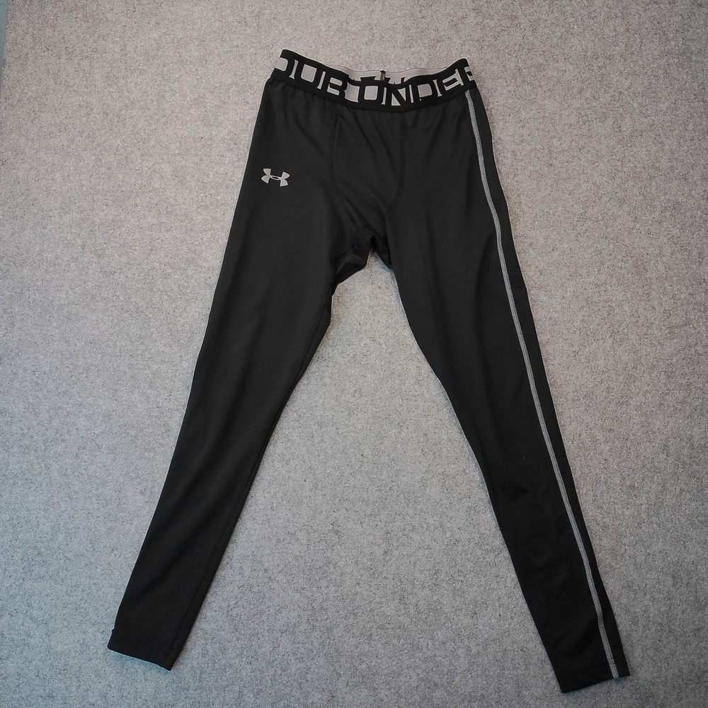 Under Armour ColdGear Mens Compression Leggings Black Tights Medium MD